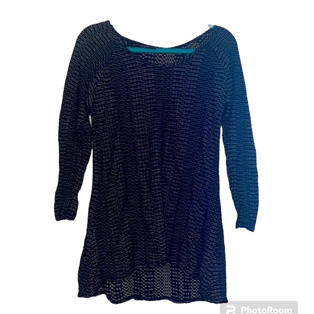 Tianello by Steven Barraza  black, and beige tunic